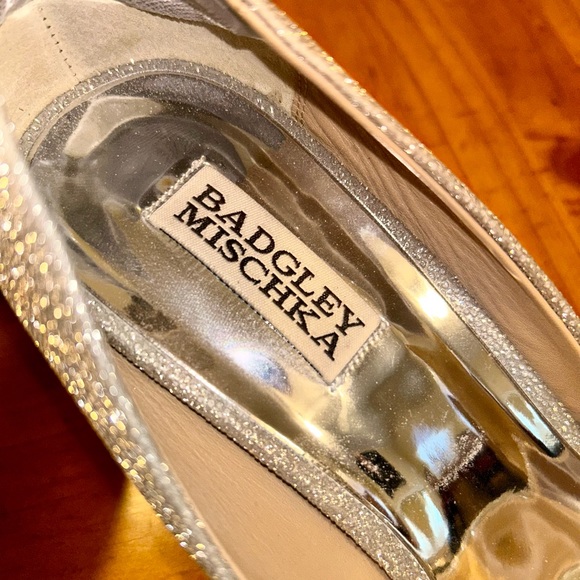 Badgley Mischka 2 inch glittery pumps! - Picture 6 of 9